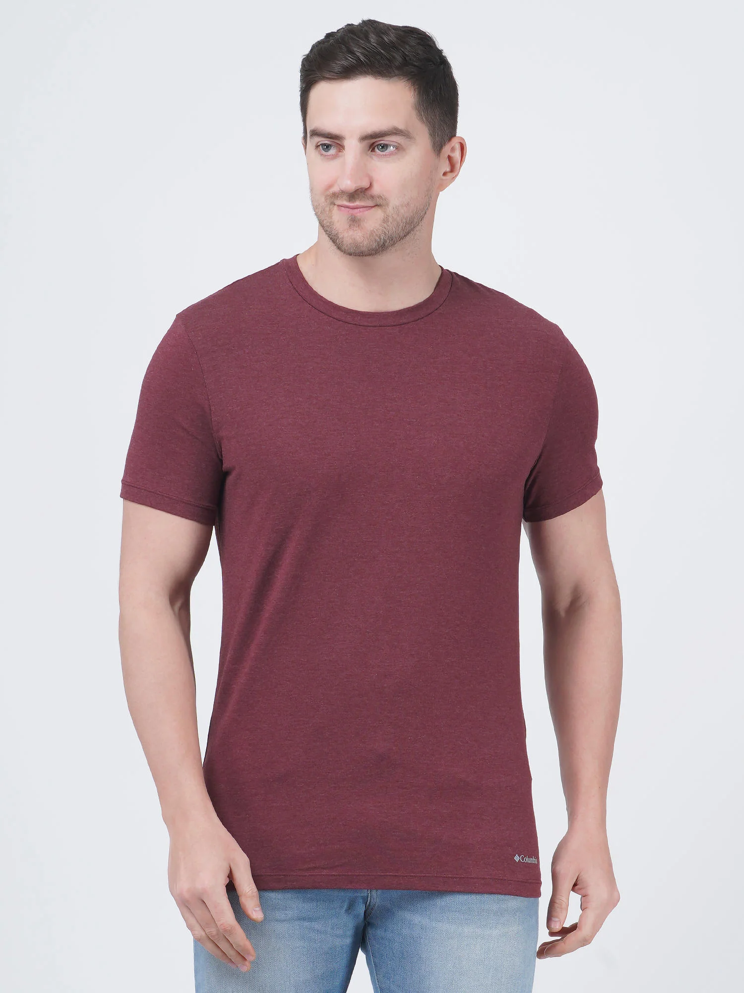 CAMISETA MASCULINO COLUMBIA PERFORMANCE COTTON/STRETCH CREW-NECK 3 PACK SOLID – foto 3